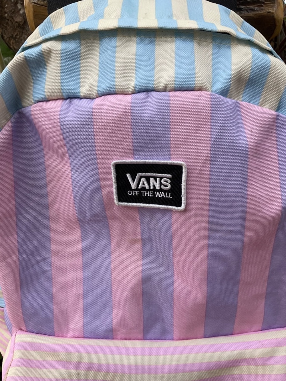 VANS Pastel Colored Striped Backpack - Picture 2 of 8